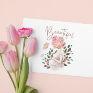 Carte de félicitations pour future maman magnifiqu