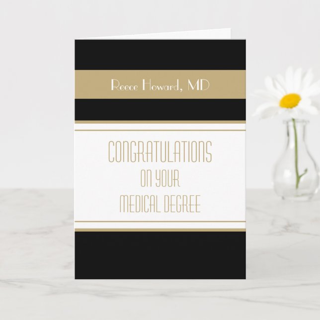 Carte de félicitations pour la remise des diplômes (Petite plante)
