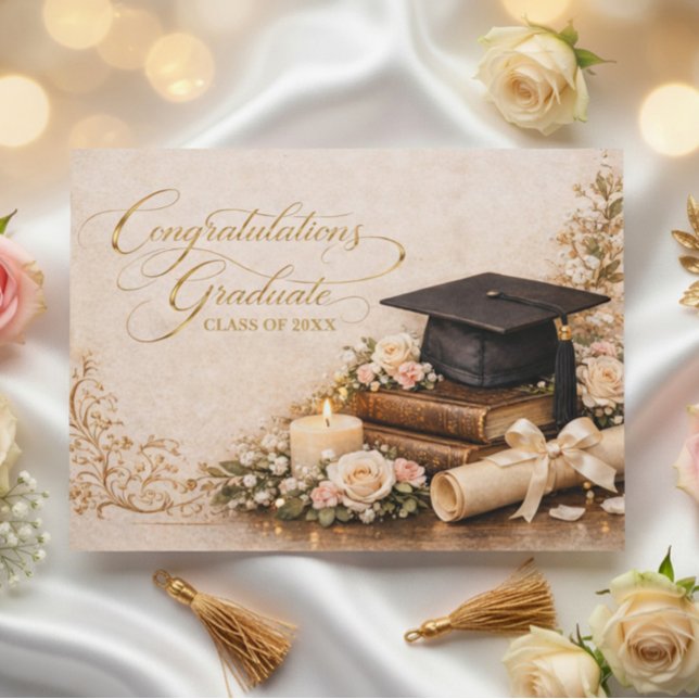 Carte de Félicitations pour la Remise des Diplômes (Créateur téléchargé)