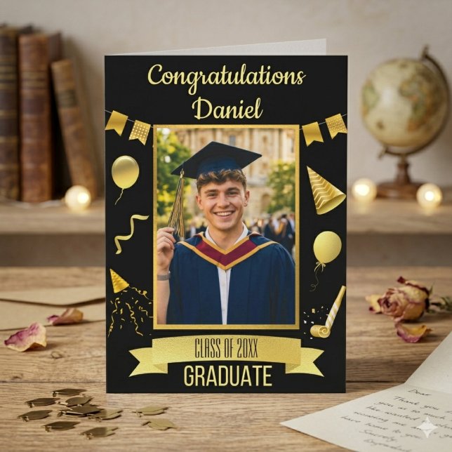 Carte de Félicitations pour la Remise des Diplômes (Créateur téléchargé)