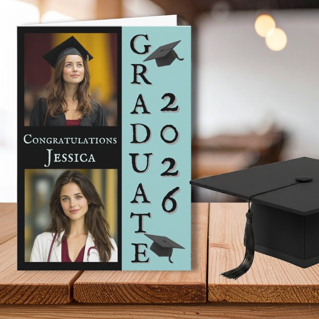 Carte de Félicitations pour la Remise des Diplômes (Créateur téléchargé)