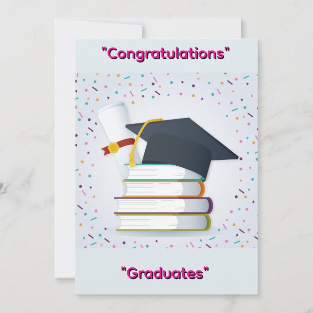 Carte de félicitations pour la remise des diplômes ("Celebrate Success")