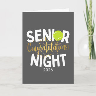 Carte de félicitations pour la soirée des seniors