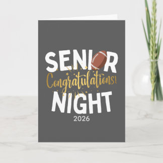 Carte de félicitations pour la soirée des seniors