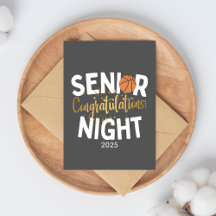 Carte de félicitations pour la soirée des seniors