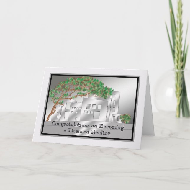 Carte de félicitations pour le nouveau concessionn (Devant)