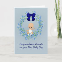 Carte de félicitations pour les parents d'un nouve