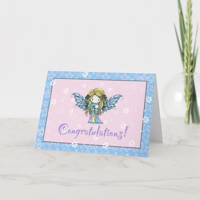 Carte de félicitations pour nouveau bébé (Devant)