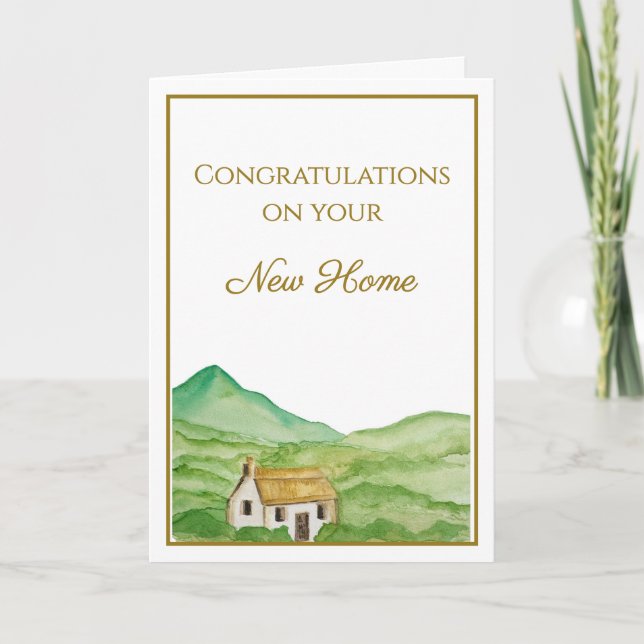 Carte de félicitations pour nouvelle maison, 5x7 (Devant)