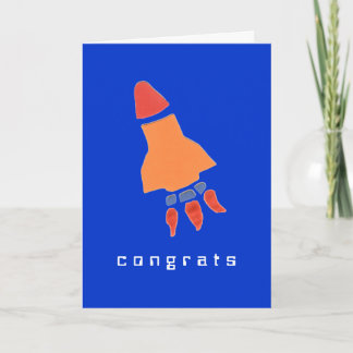 Carte de félicitations Rocket