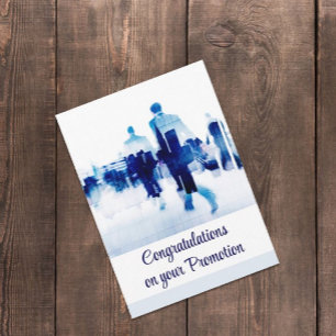 Carte de félicitations tendance pour promotion