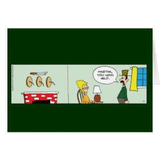 Carte de femme de paysan amusante