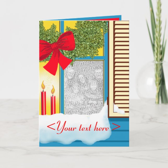 Carte de FENÊTRE de NOËL (Devant)