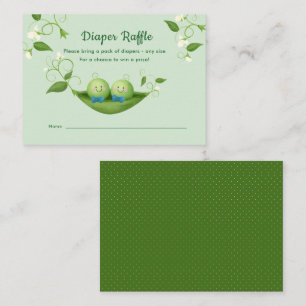 Carte de fermeture à rabat à Baby shower de deux p