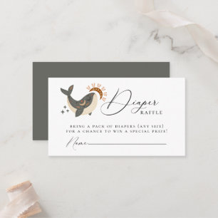 Carte de fermeture à rabat céleste pour baleine cé