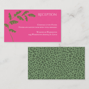 Carte de fermeture de la réception pour Safari à f