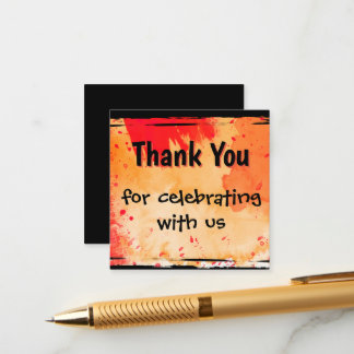 Carte de fermeture Merci