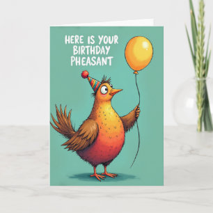 Carte de fête d'anniversaire avec un oiseau de des