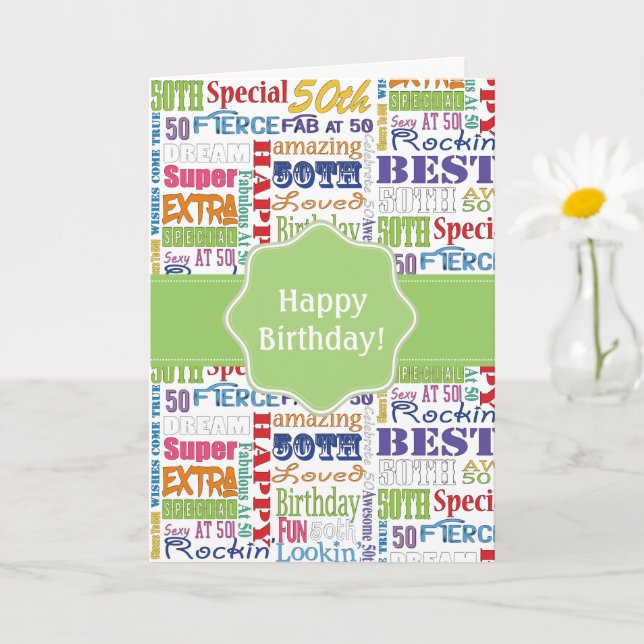 Carte De fête d'anniversaire cadeaux uniques et (Petite plante)