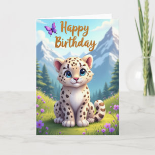 Carte de Fête d'Anniversaire pour Félin