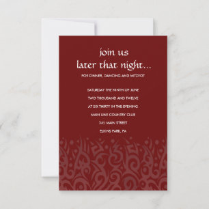 Carte de fête de Bar Mitzvah TRIBAL DESIGN au choc
