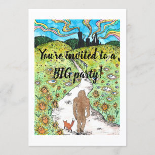 carte de fête de Bigfoot