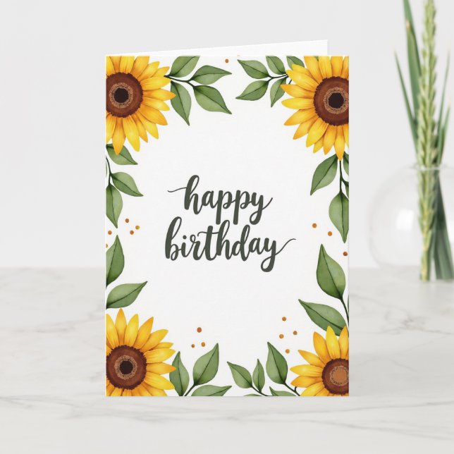 Carte de fête de calligraphie (Devant)