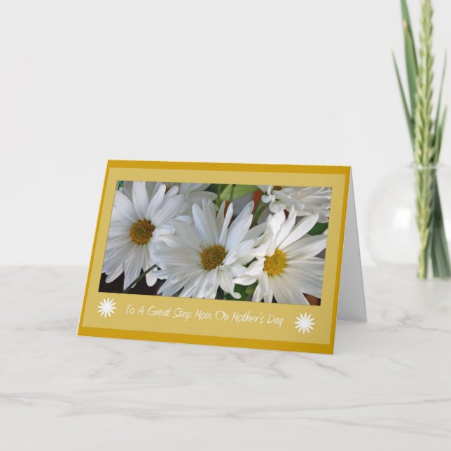 Carte de fête de la mère pour Step Maman (Devant)