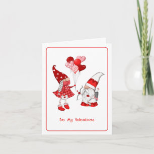 Carte de Fête de la Saint-Valentin Fille et Garçon
