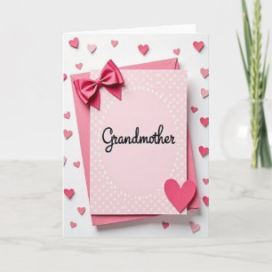Carte de Fête des Grands-Mères Douce