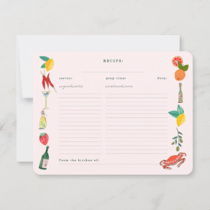 Carte de Fête des mariées alimentaire italienne Re