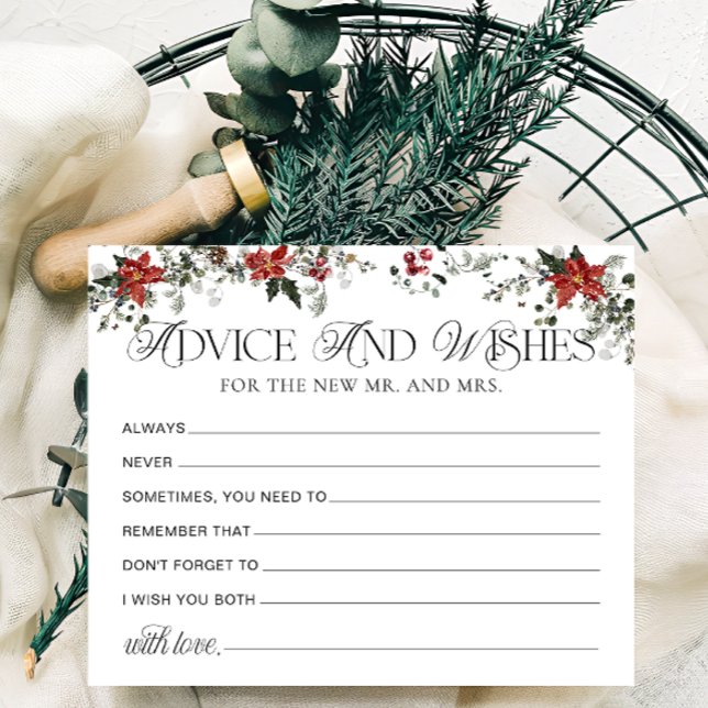 Carte de Fête des mariées de conseil et de souhait (Créateur téléchargé)