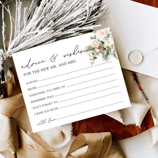 Carte de Fête des mariées de conseil et de souhait (Créateur téléchargé)