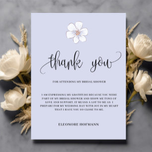 Carte de Fête des mariées de Merci Floral Violet