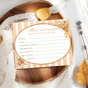 Carte de Fête des mariées des conseils et des souh