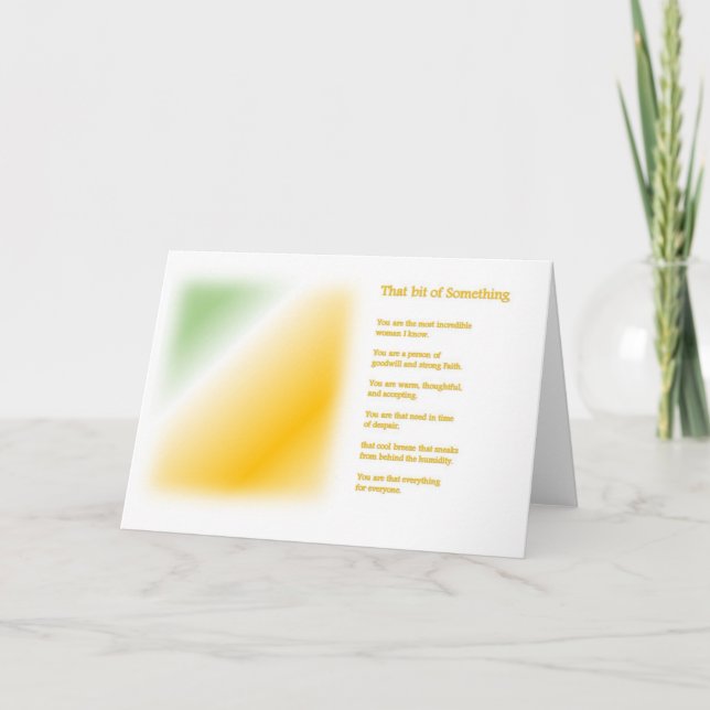 Carte de fête des mères (Devant)