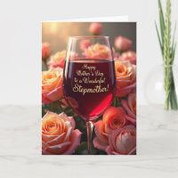 Carte de fête des mères à effet bokeh floral