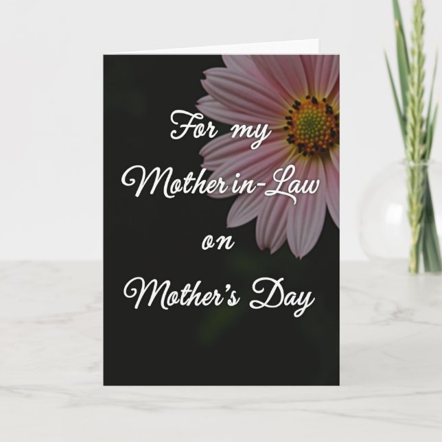 Carte de Fête des Mères à Fleurs et à Points (Devant)