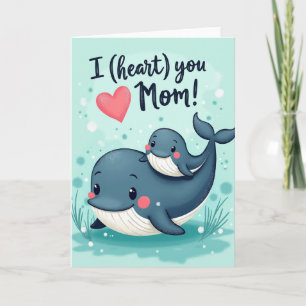 Carte de Fête des Mères Amour Océanique