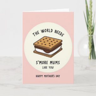 Carte de fête des mères aux biscuits sucrés