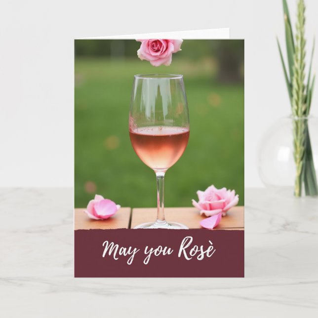 Carte de fête des mères boisson florale (Devant)