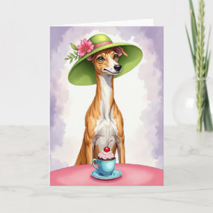 Carte de Fête des Mères Charmée avec un Chiot