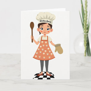 Carte de fête des mères Chef joyeux