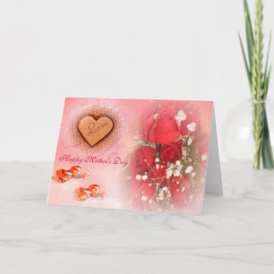 Carte de fête des mères d'amour