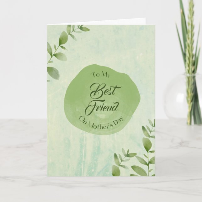 Carte de fête des mères du récipiendaire personnal (Devant)