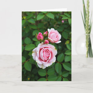 Carte de Fête des Mères en Gros Plan avec Fleurs É