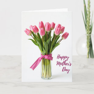 Carte de Fête des Mères Fleurs Radieuses