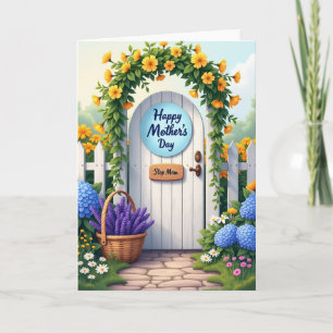 Carte de Fête des Mères Floral Gate