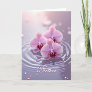 Carte de Fête des Mères florale "Amour"