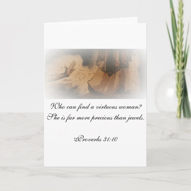 Carte de fête des mères "Foi" (Devant)